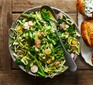 Allotment salad in a bowl