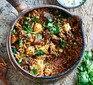 Lamb biryani in a pot