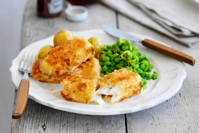 Fish fingers & mushy peas