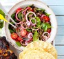 Lentil & tomato salad