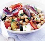 Warm chickpea salad