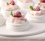 Summer berry meringues